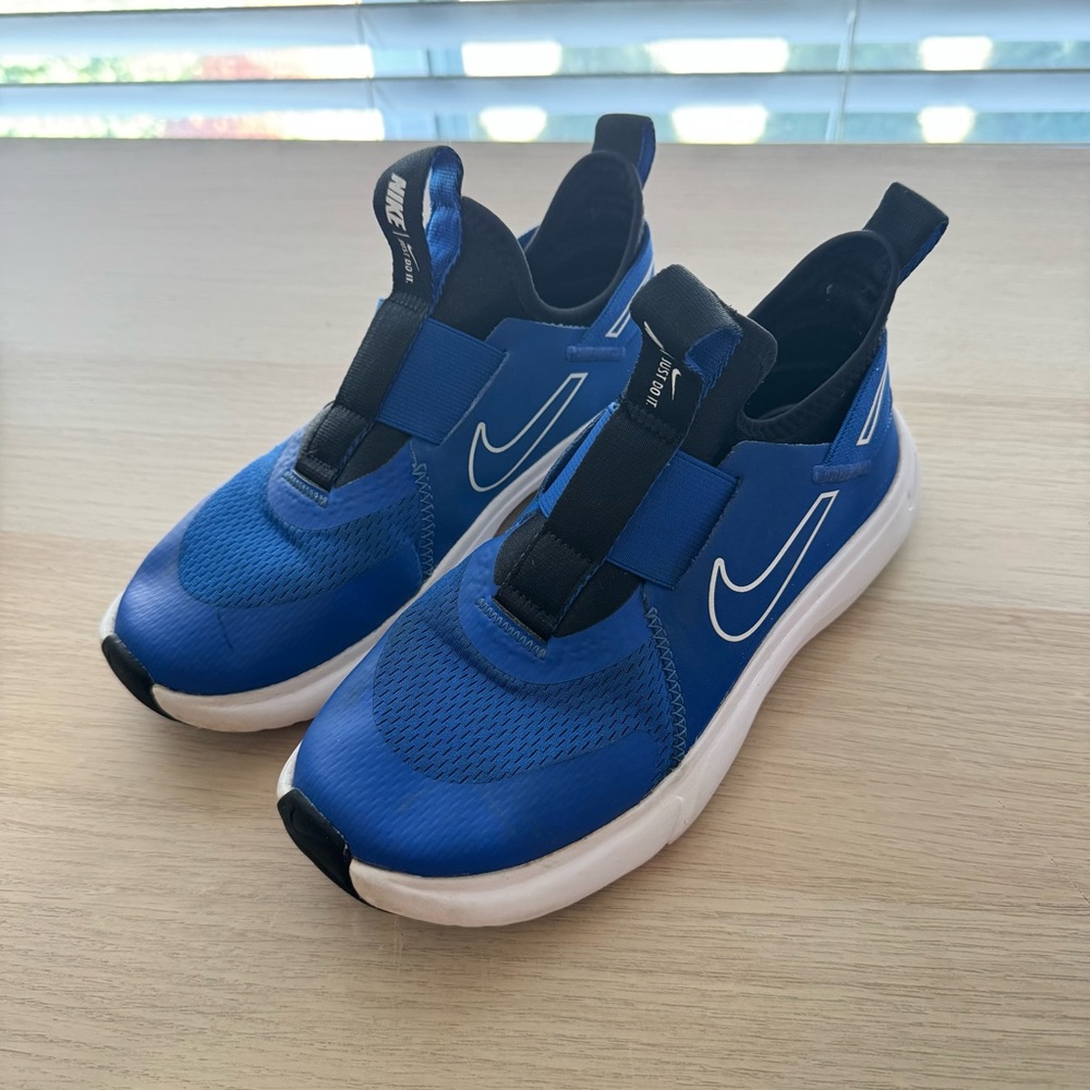 Nike Flex PS Game Royal Blue Slip On Sneakers, Little Boy  2.5 Y